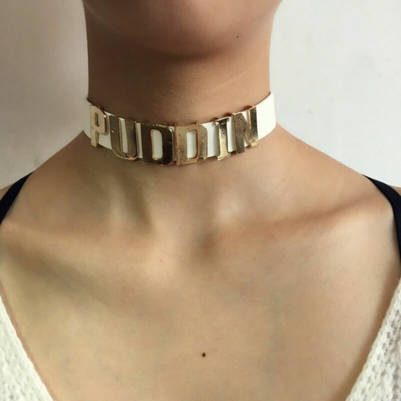 - Harley quinn puddin collar choker necklace - Picture 2 of 6